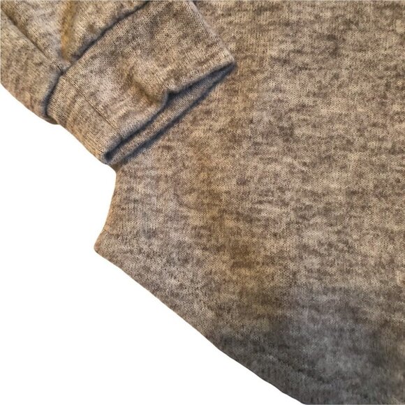 NWT Reitmans Ladies Cowl Neck Lightweight Fleece Heathered Grey Ladies  XSm - Picture 4 of 12